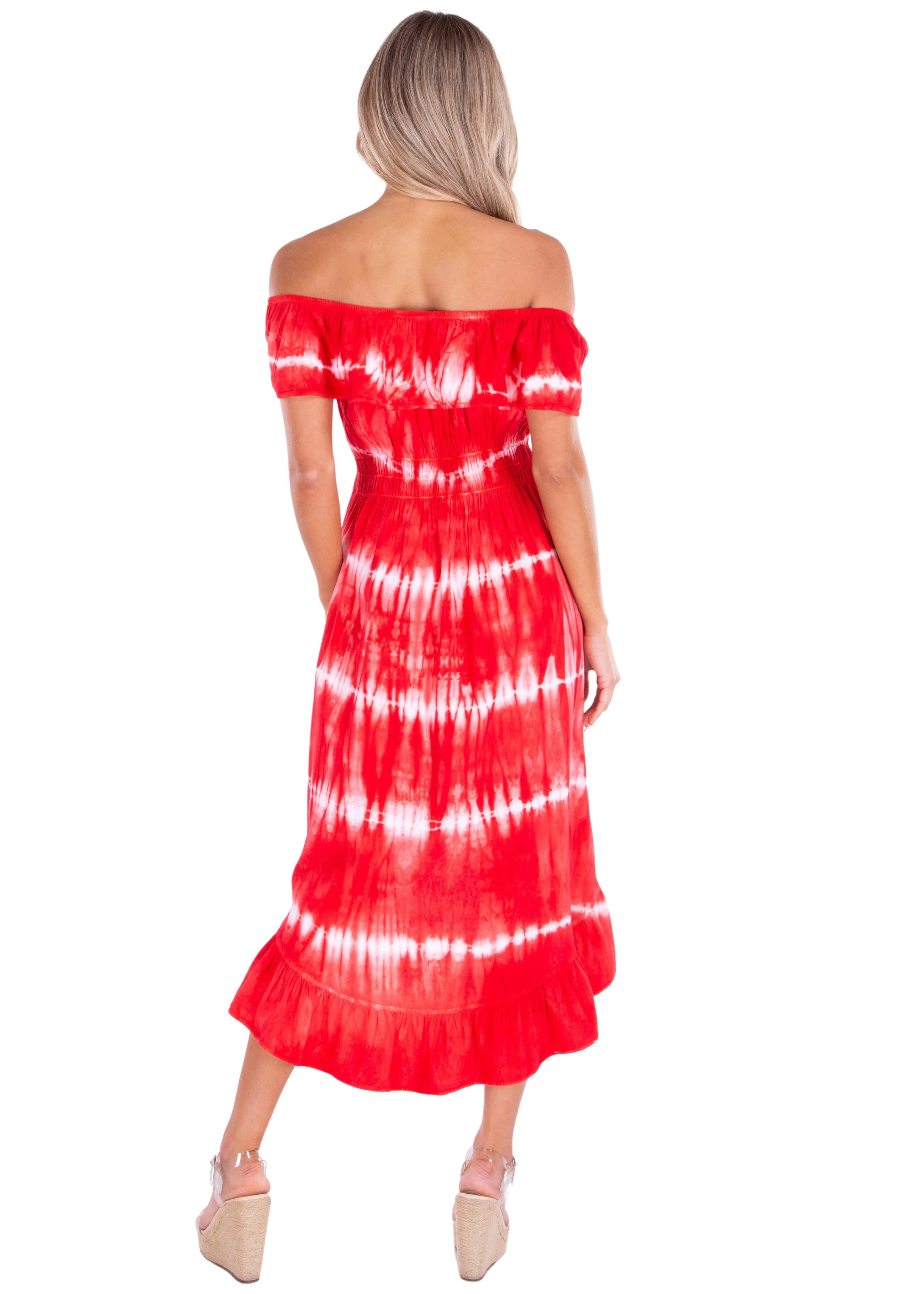 'Olivia' High Low Midi Dress
