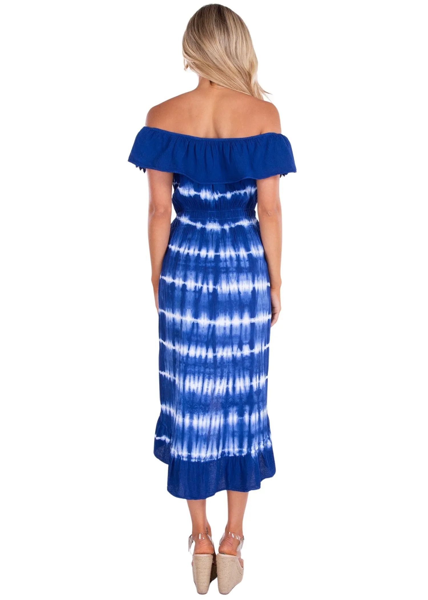 'Olivia' High Low Midi Dress