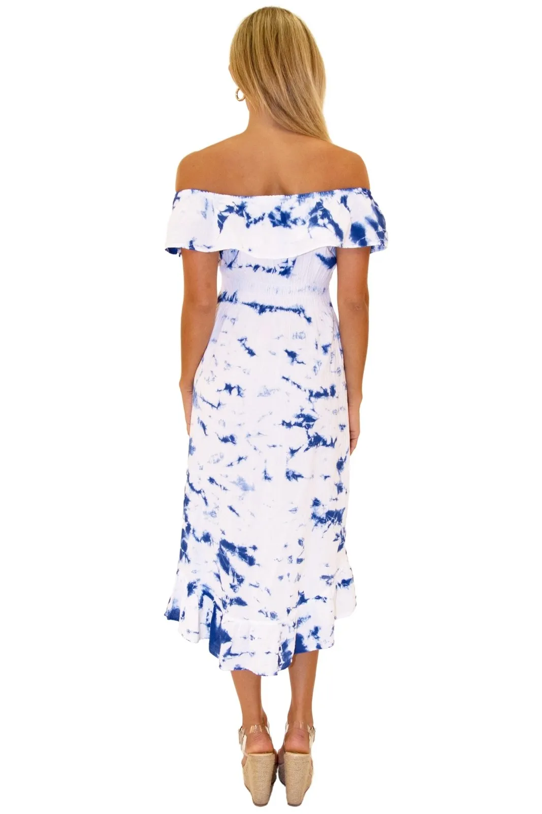'Olivia' High Low Midi Dress