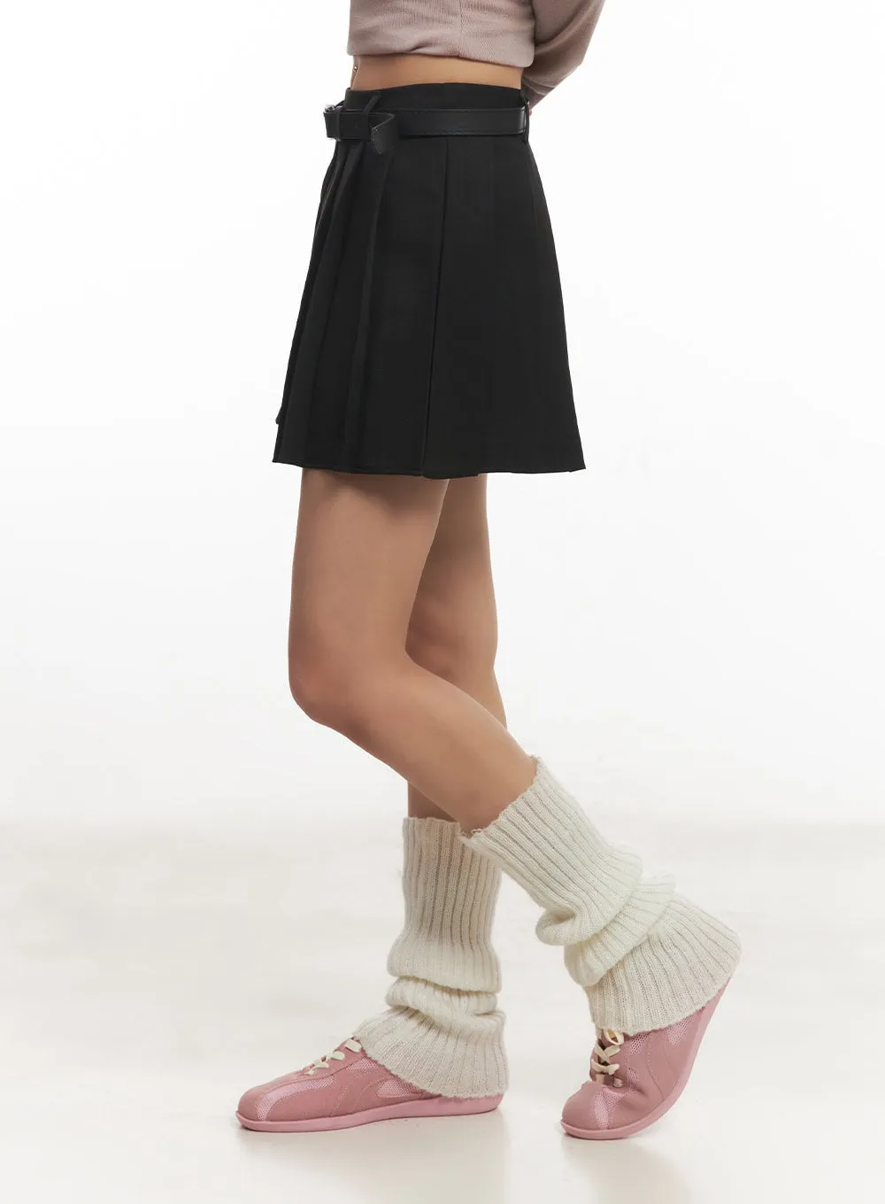 Pleated Chic Mini Skirt IA515