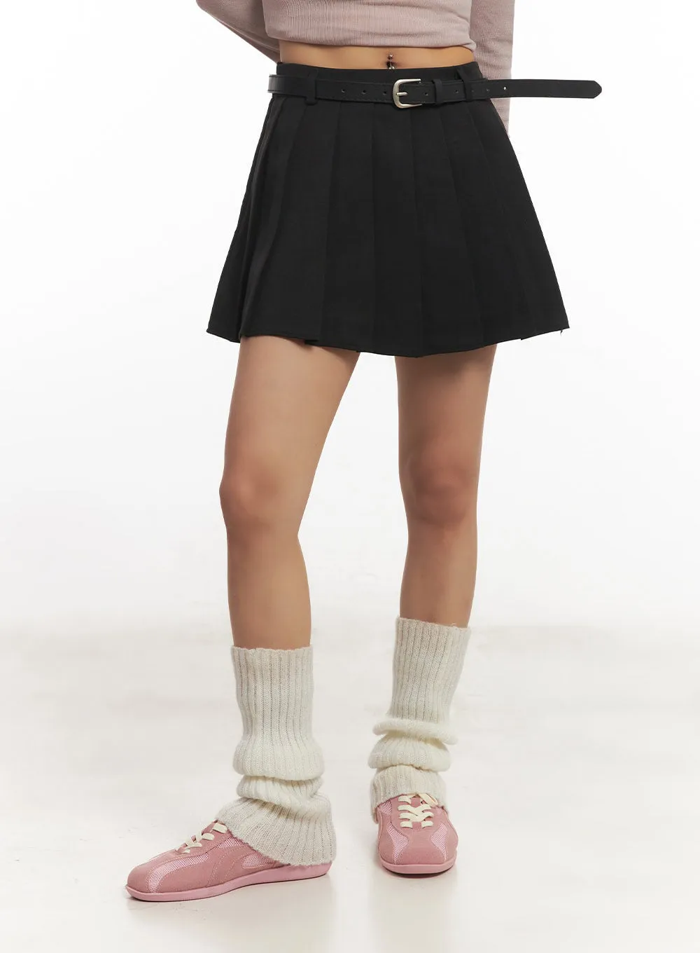 Pleated Chic Mini Skirt IA515