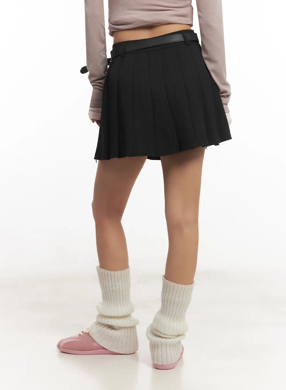 Pleated Chic Mini Skirt IA515