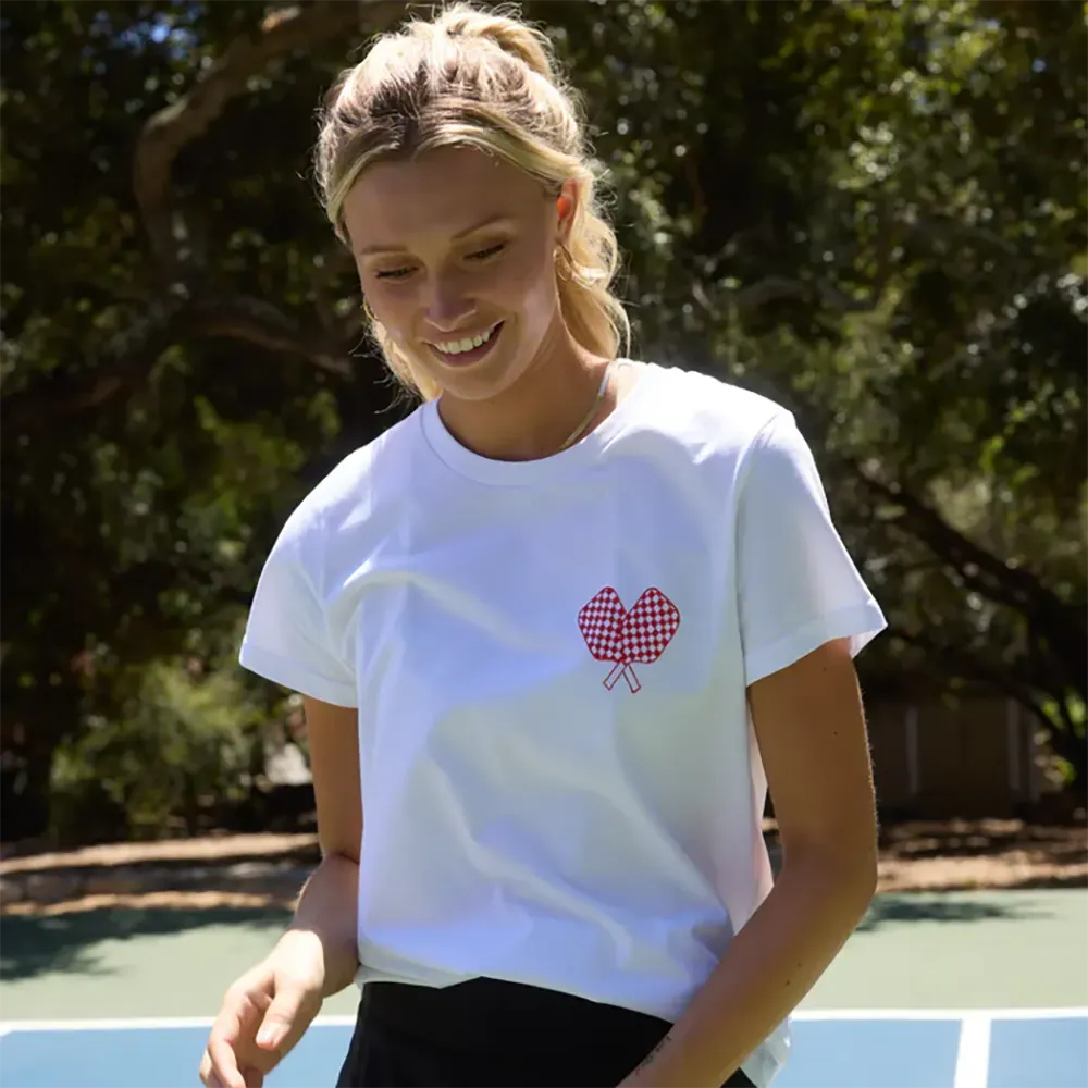 psundays Women's Pickleball Social Short Sleeve Tee