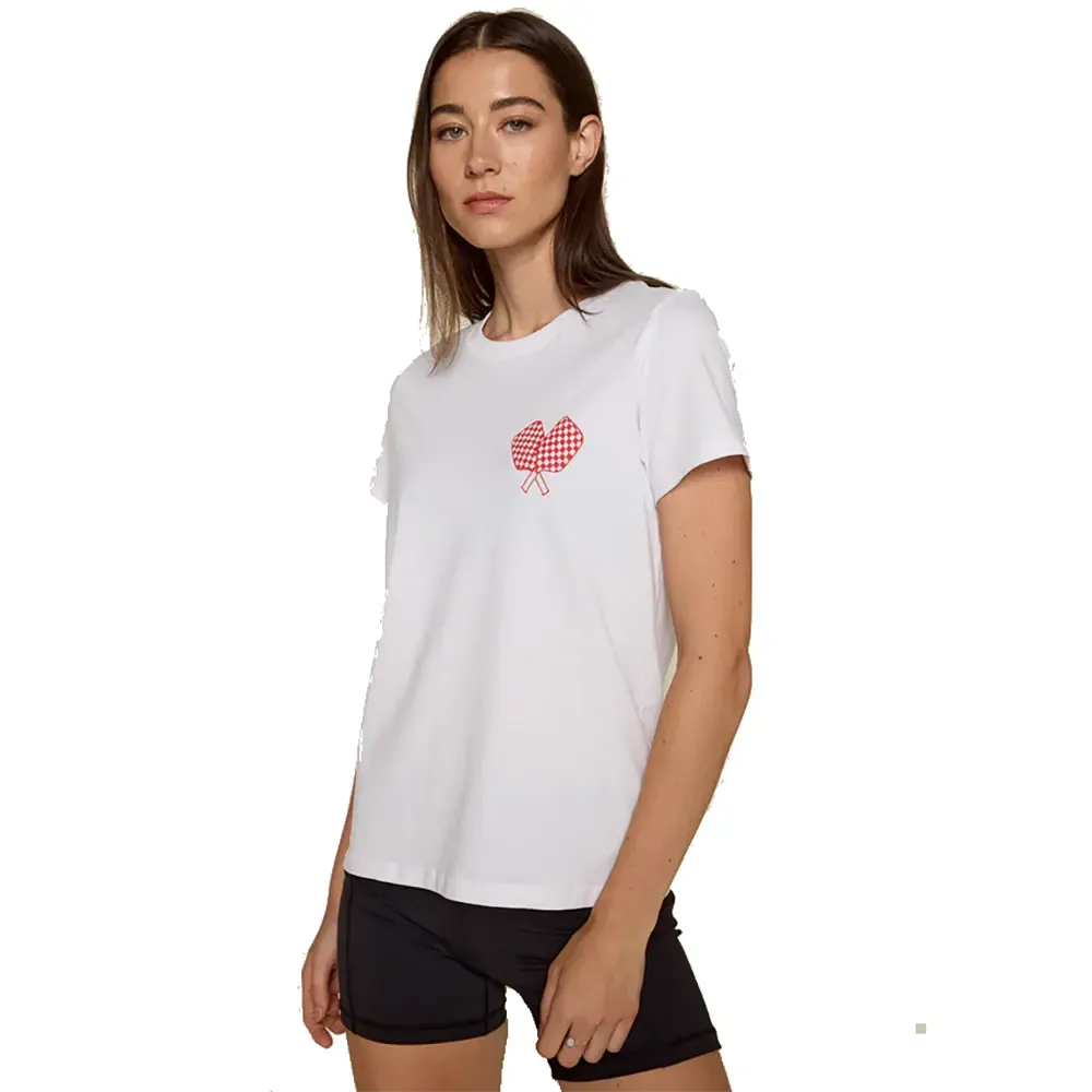psundays Women's Pickleball Social Short Sleeve Tee