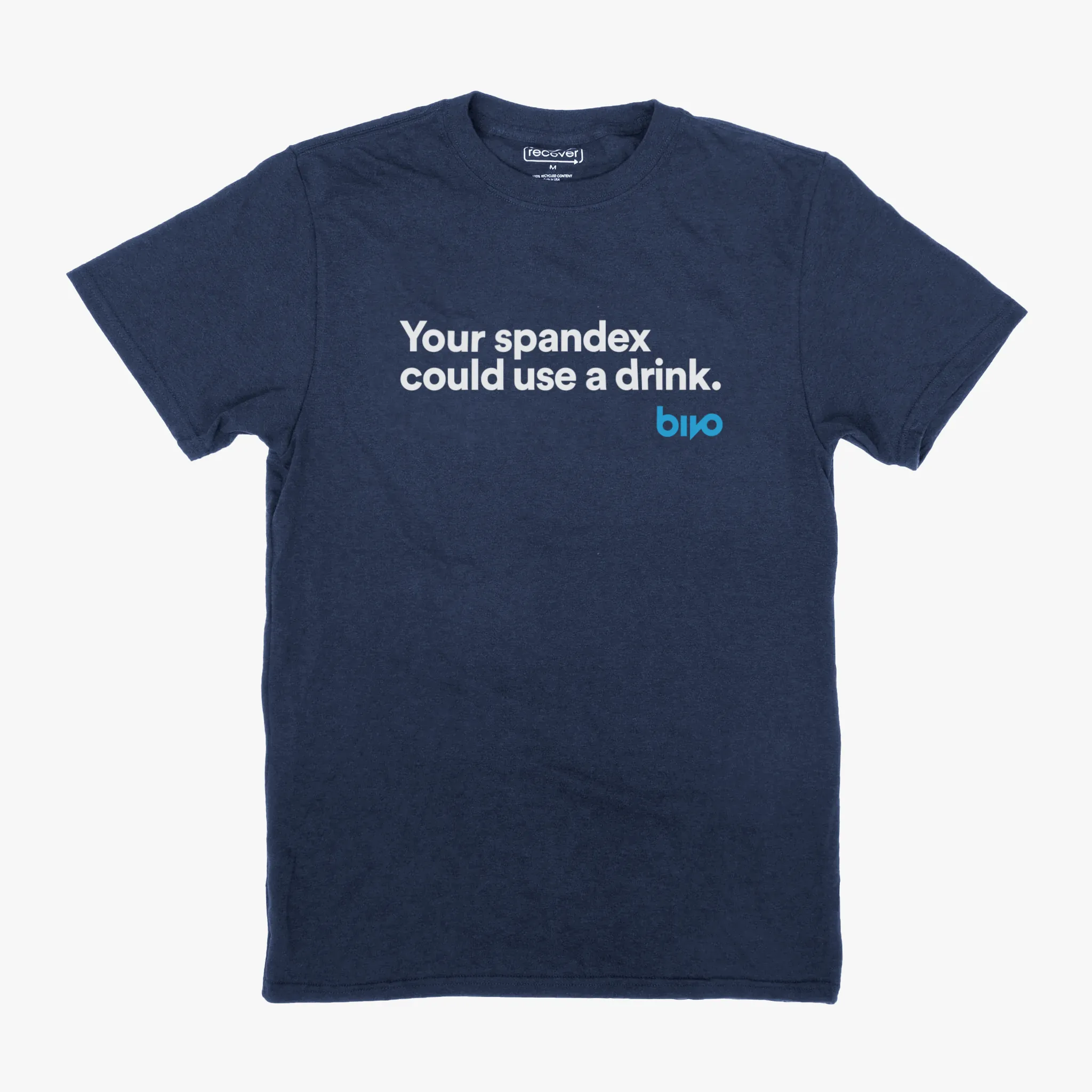 "Your Spandex Could Use a Drink" - Bivo Shirt (Navy)