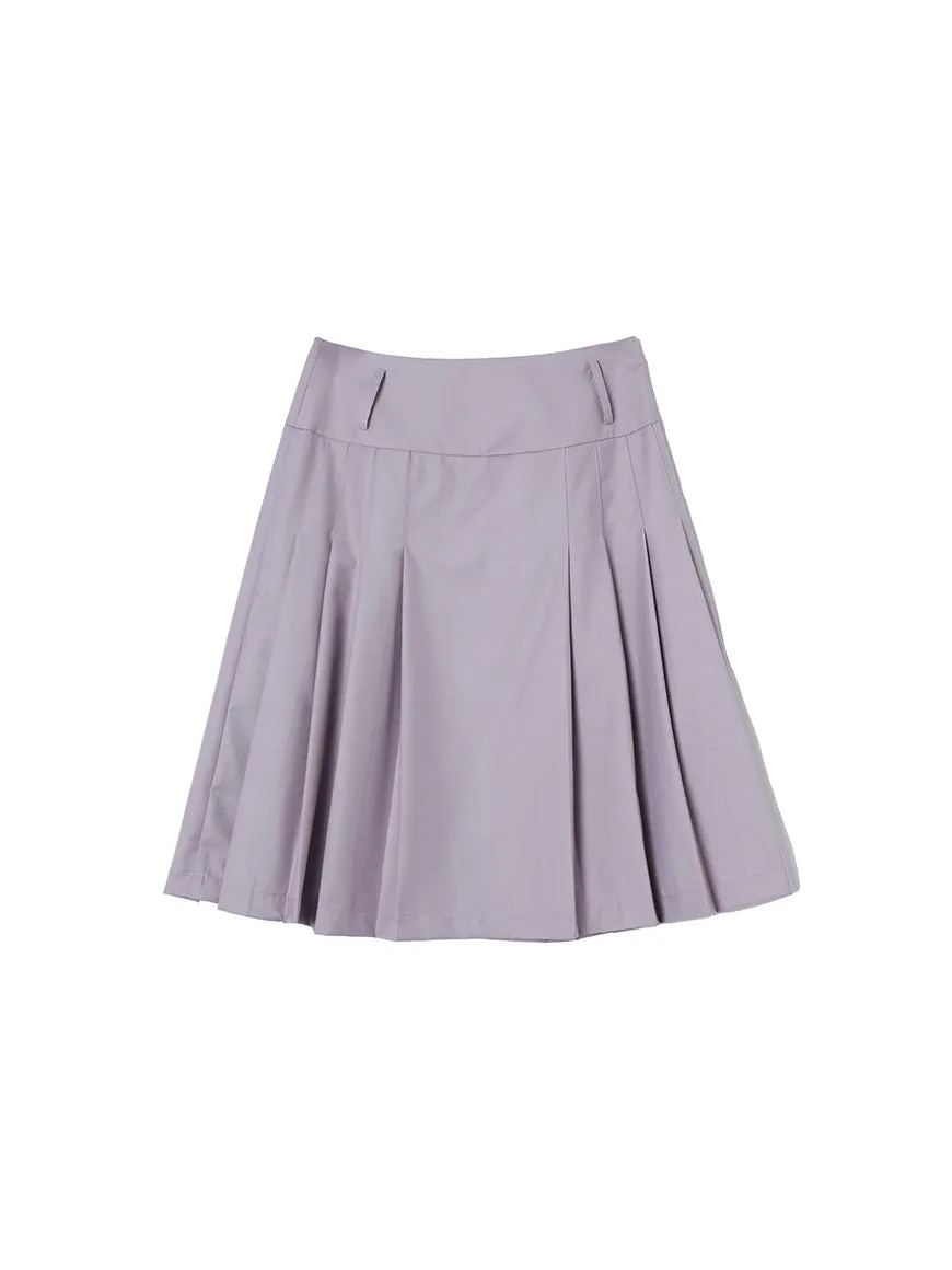 Simple Pleats Chic Skirt