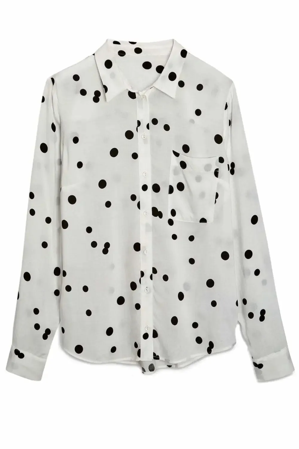 Spotted Print Soft Shirt