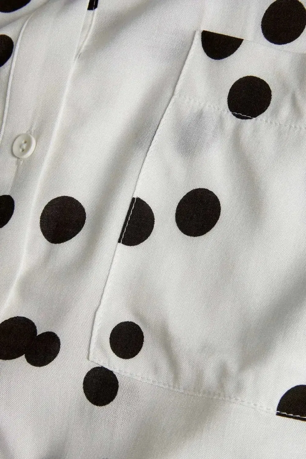 Spotted Print Soft Shirt