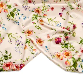 Summer Spray Poly Satin - Pearl