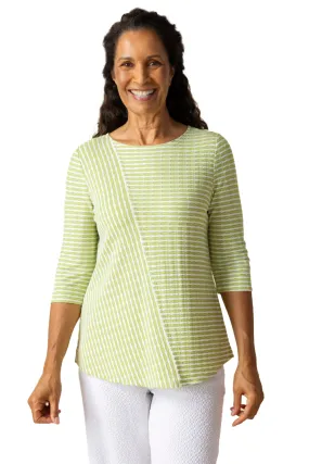 Women's Habitat Uptown Stripe City Tee Leaf
